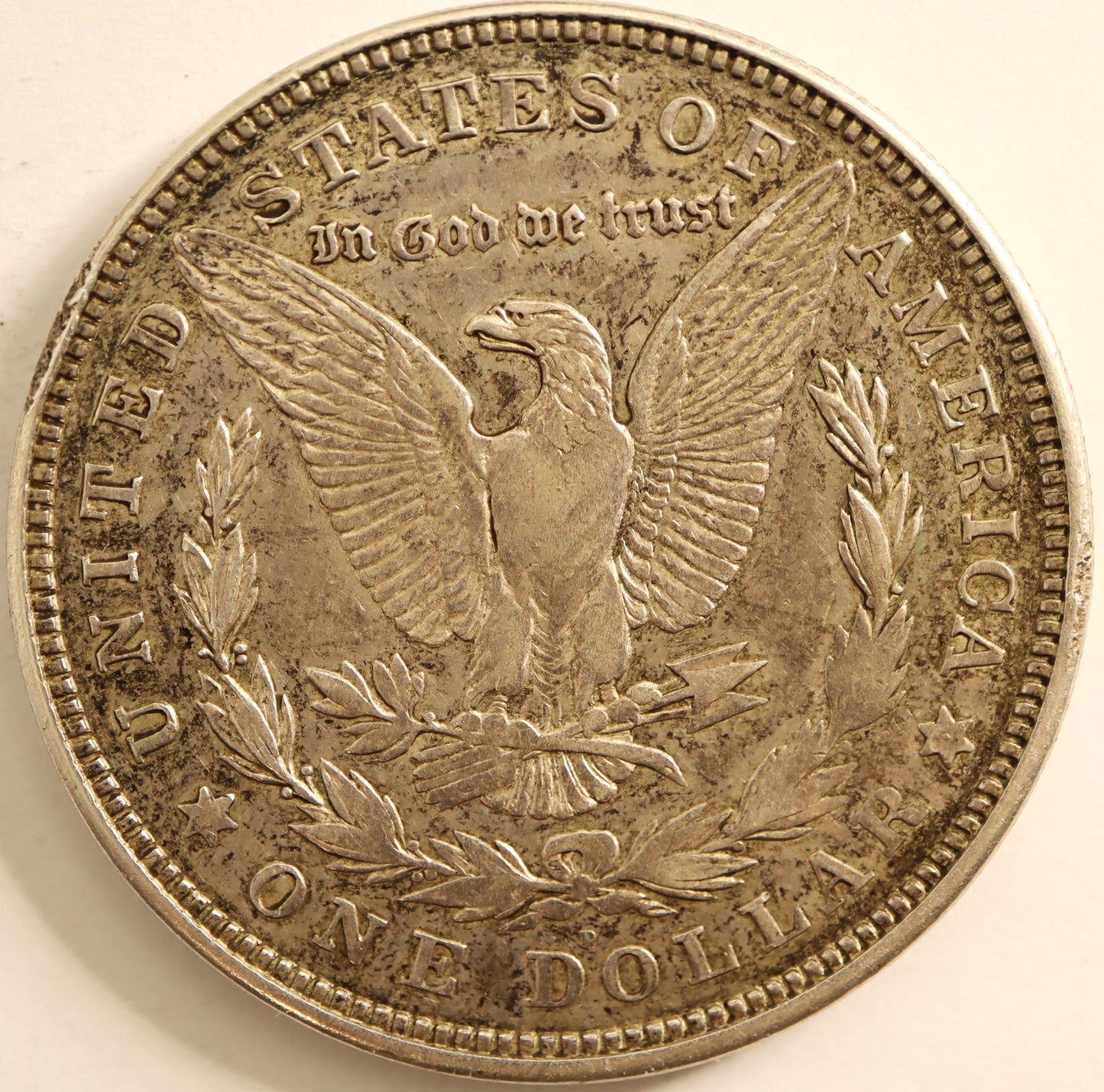 1921D US Peace Silver Dollar