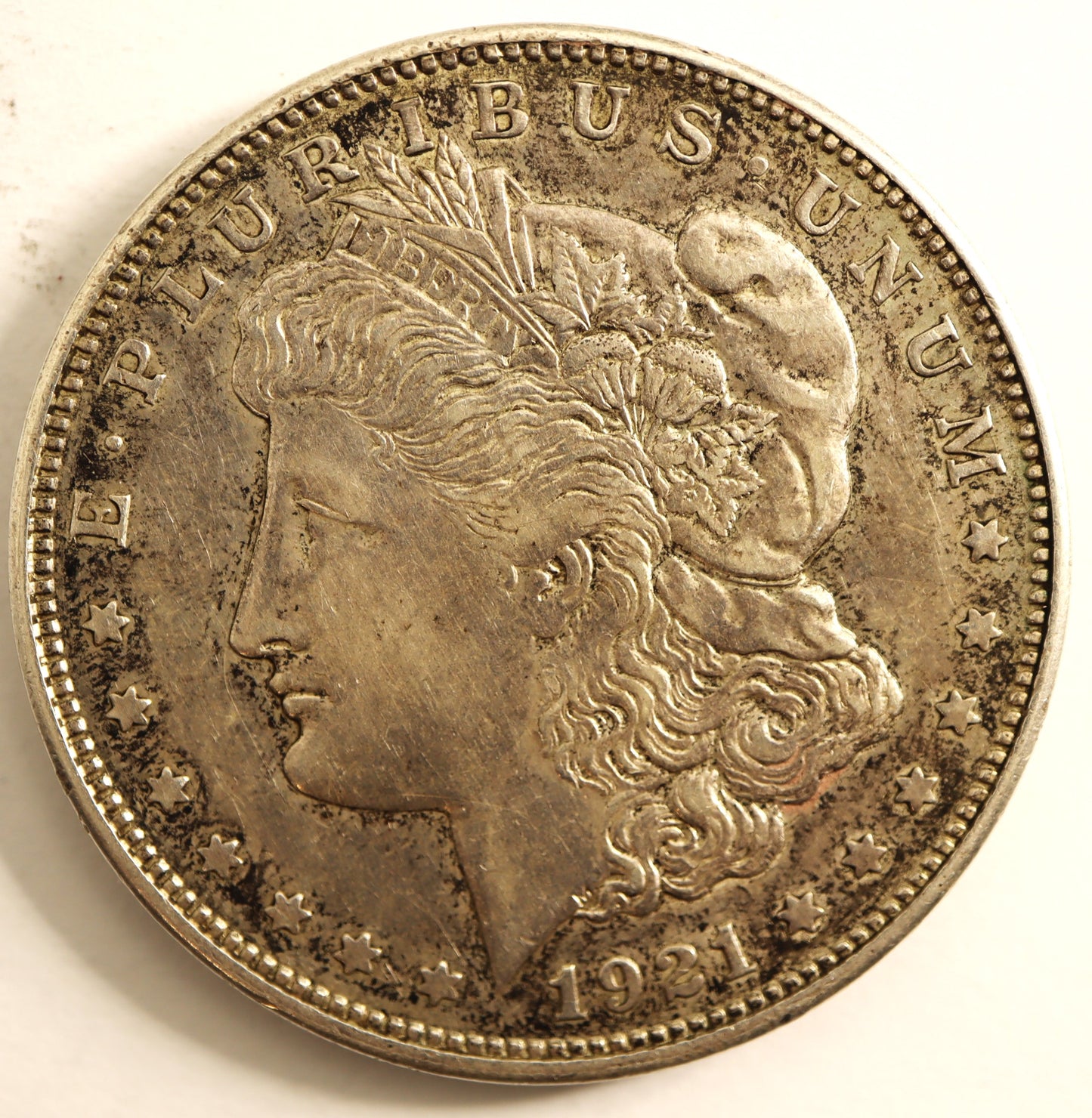 1921D US Peace Silver Dollar