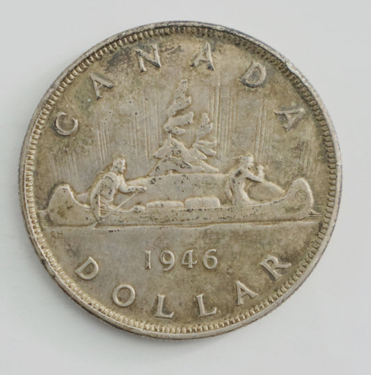 1946 Canadian Silver Dollar Full Water Line (FWL) Cat #C0101