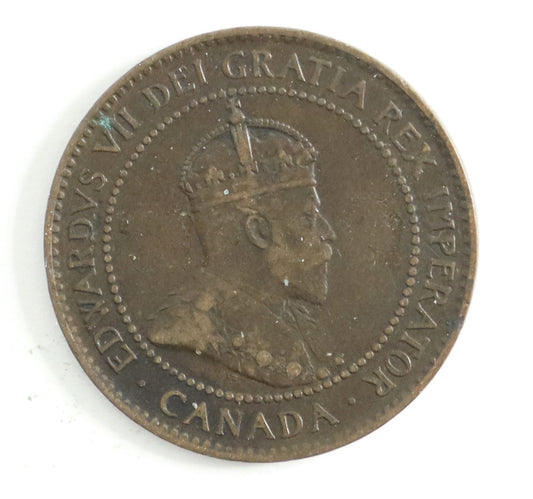 1904 Canada Edward VII Large Penny Cat #C0170