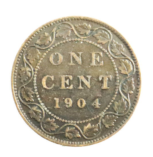 1904 Canada Edward VII Large Penny Cat #C0170