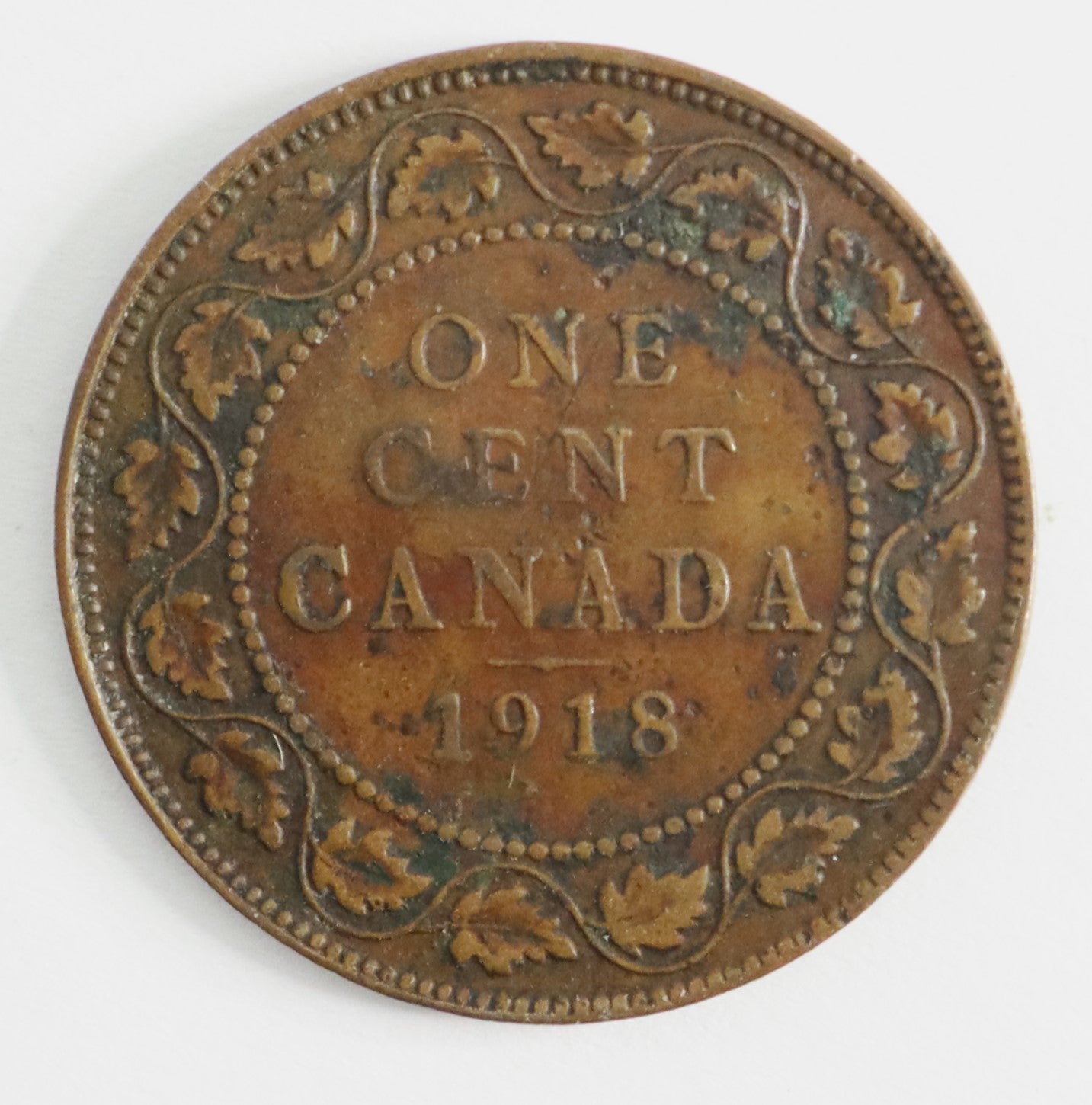 1918 Canada George V Large Penny Cat #C0175