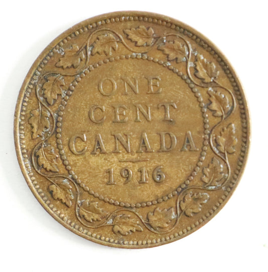 1916 Canada George V Large Penny Cat #C0179