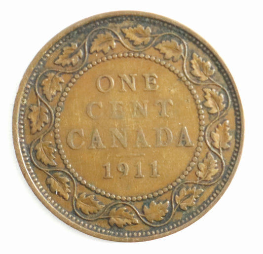 1911 Canada George V Large Penny Cat #C0181