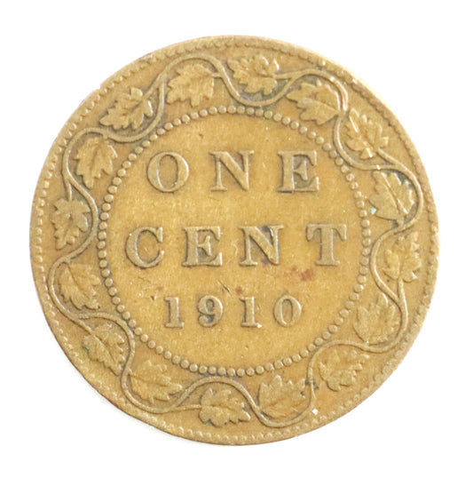 1910 Canada Edward VII Large Penny Cat #C0182