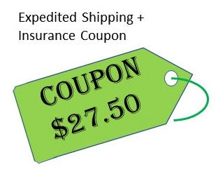 Expedited Shipping Plus Insurance Coupon