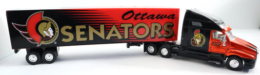 Semi Tractor and  Trailer by Fleer Collectibles 2002 Ottawa Senators