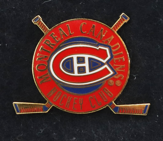 Canadiens Lapel Pin with Crossed Sticks