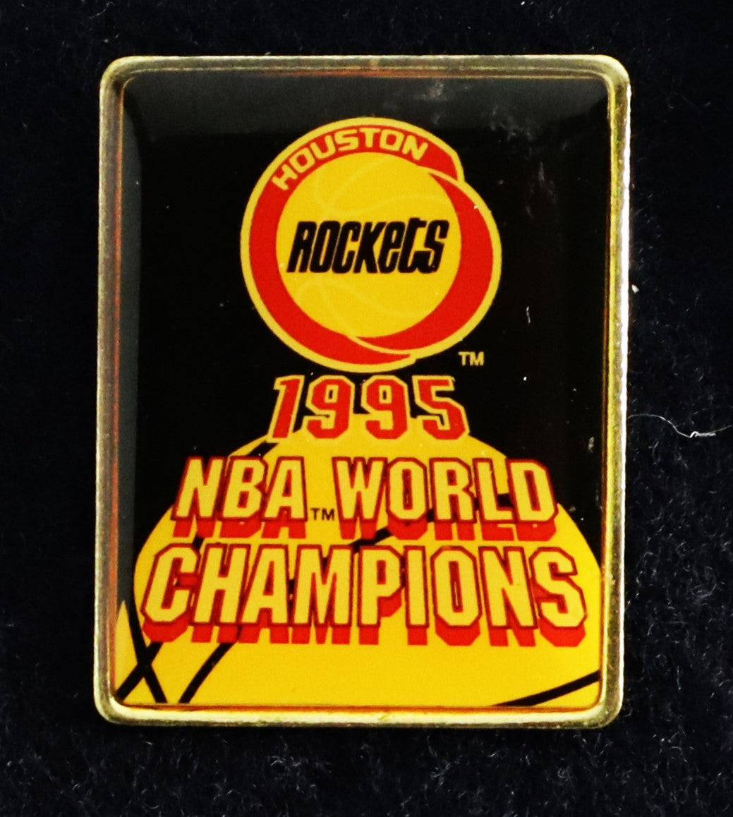 1995 Houston Rockets NBA World Champions Lapel Pin