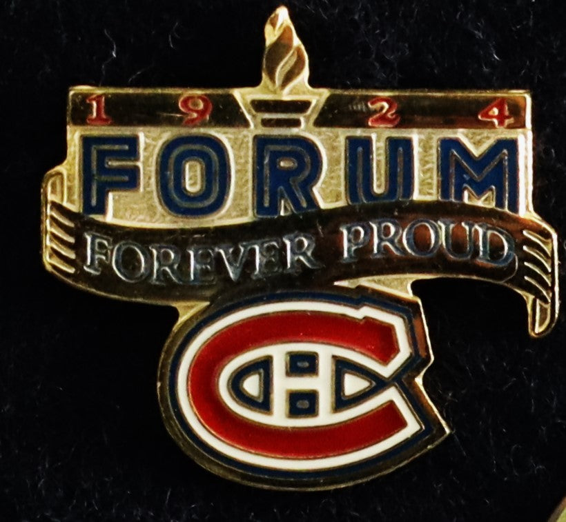 1924 Canadiens Forum Forever Proud Lapel Pin
