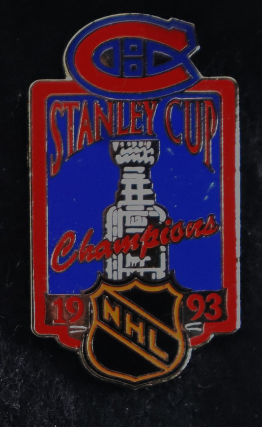 Canadiens 1993 Stanley Cup Lapel Pin