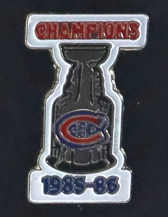 Montreal Canadiens Champions 1985-86 Lapel Pin