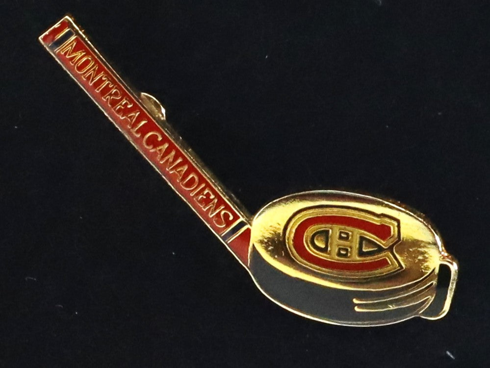 Montreal Canadiens Stick and Puck Lapel Pin