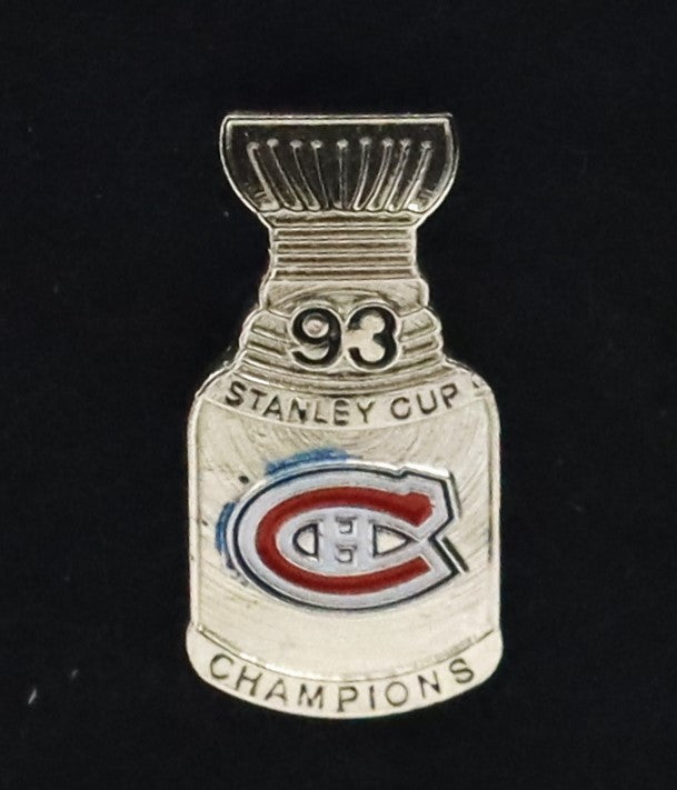 Canadiens 1993 Stanley cup Champions Lapel Pin