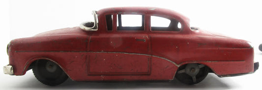 Vintage Tin Car,  Opel. It measures 5-1/4 x 2 inches, 140x50mm